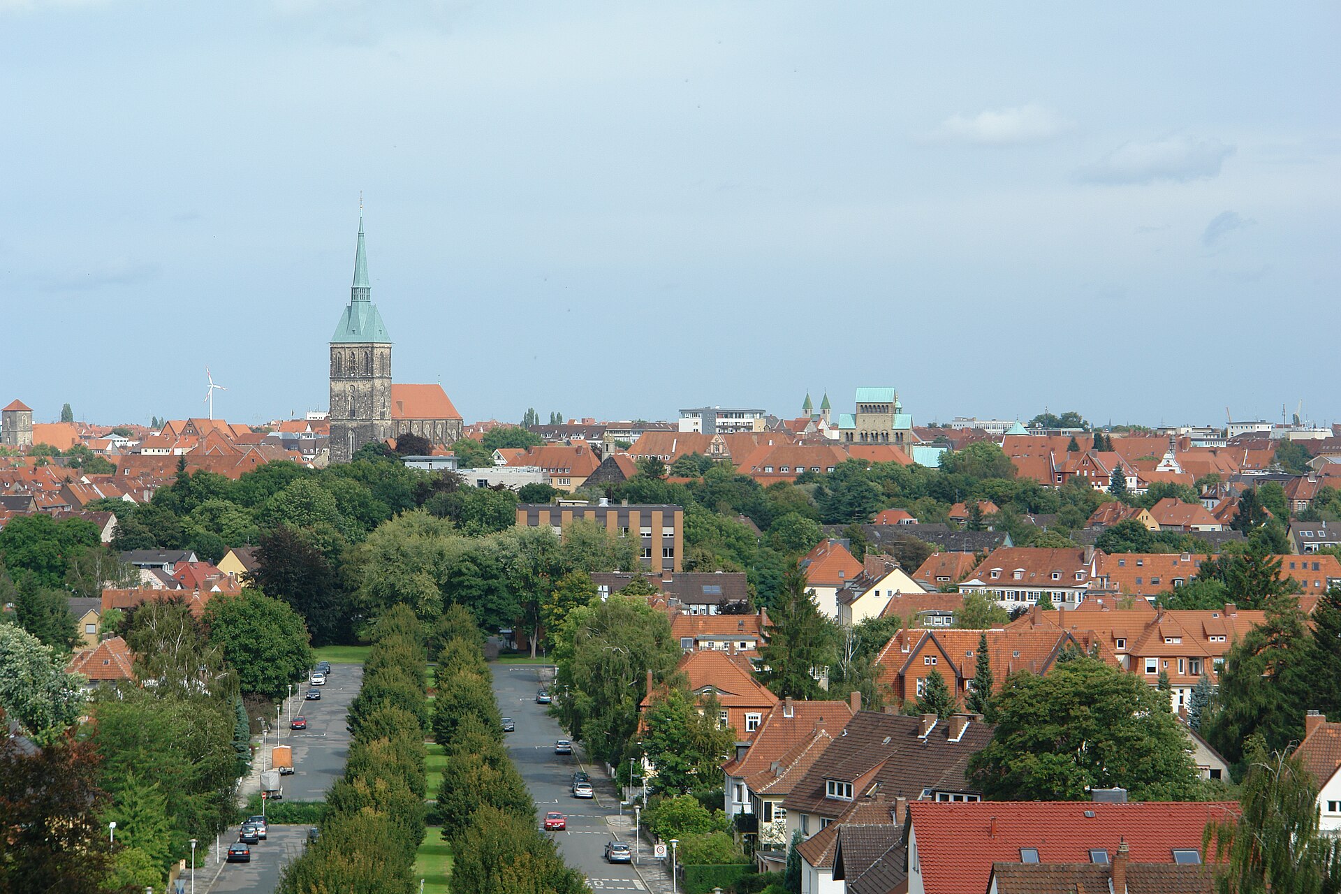 Stadtmotiv in Hildesheim – Hildesheim - Blick vom Berghözchen